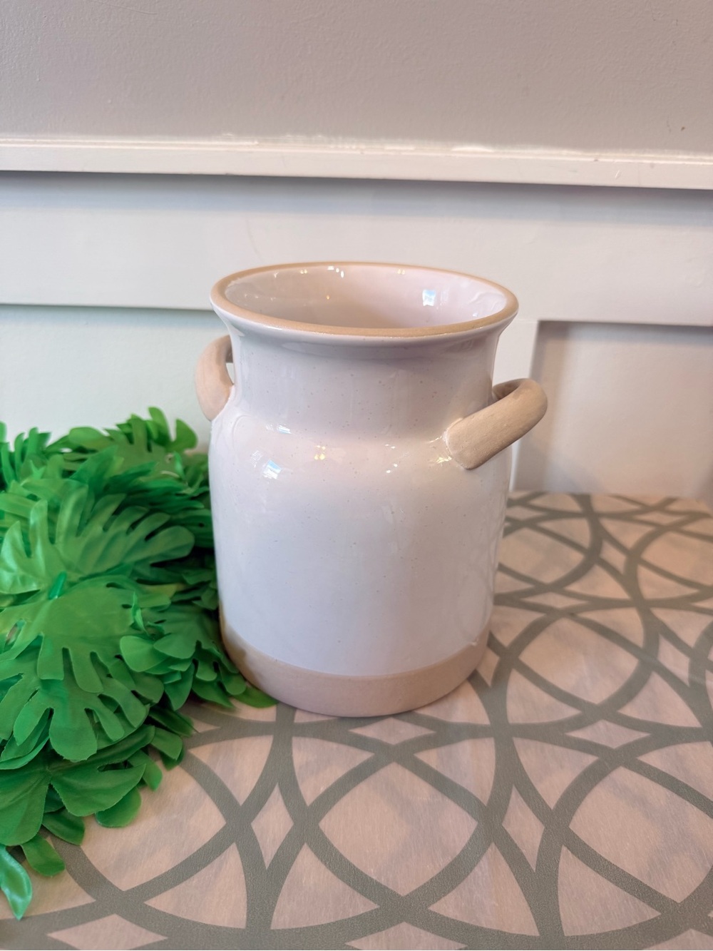 Prima Farmhouse Milk Jug Vase/Utensil Holder